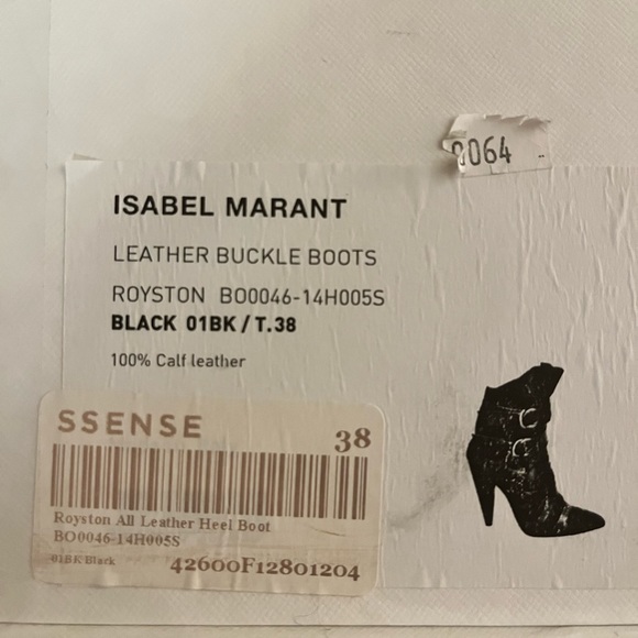 Isabel Marant leather buckle boots - Picture 3 of 3